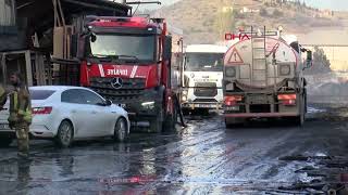 Ankarada Hurdacılar Sitesinde Yangın Gündüz Görüntüleriyle Ek Vi̇deo Ve Drone Eklendi̇