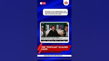 George Hotz CRASHES the party on AI scaling laws. #ai #news #llm #market