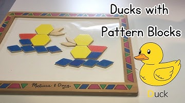 Learn Colours and Shapes with Pattern Blocks - Educational Video for Kids - Pretend Learn Play