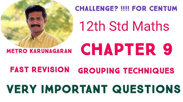 12th Std Maths Chapter 9 Fast revision Grouping of sums technique to finish Integration