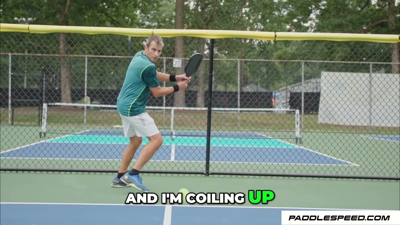 How Your Arms Lag When You Swing a Pickleball Paddle
