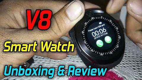 V8 Smart Watch Unnboxing