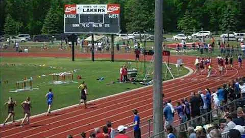 2012 MSHSL Section 8AA Track & Field Championship Meet - Girls 1600 Meter Run FINALS (Heat 1 of 2)