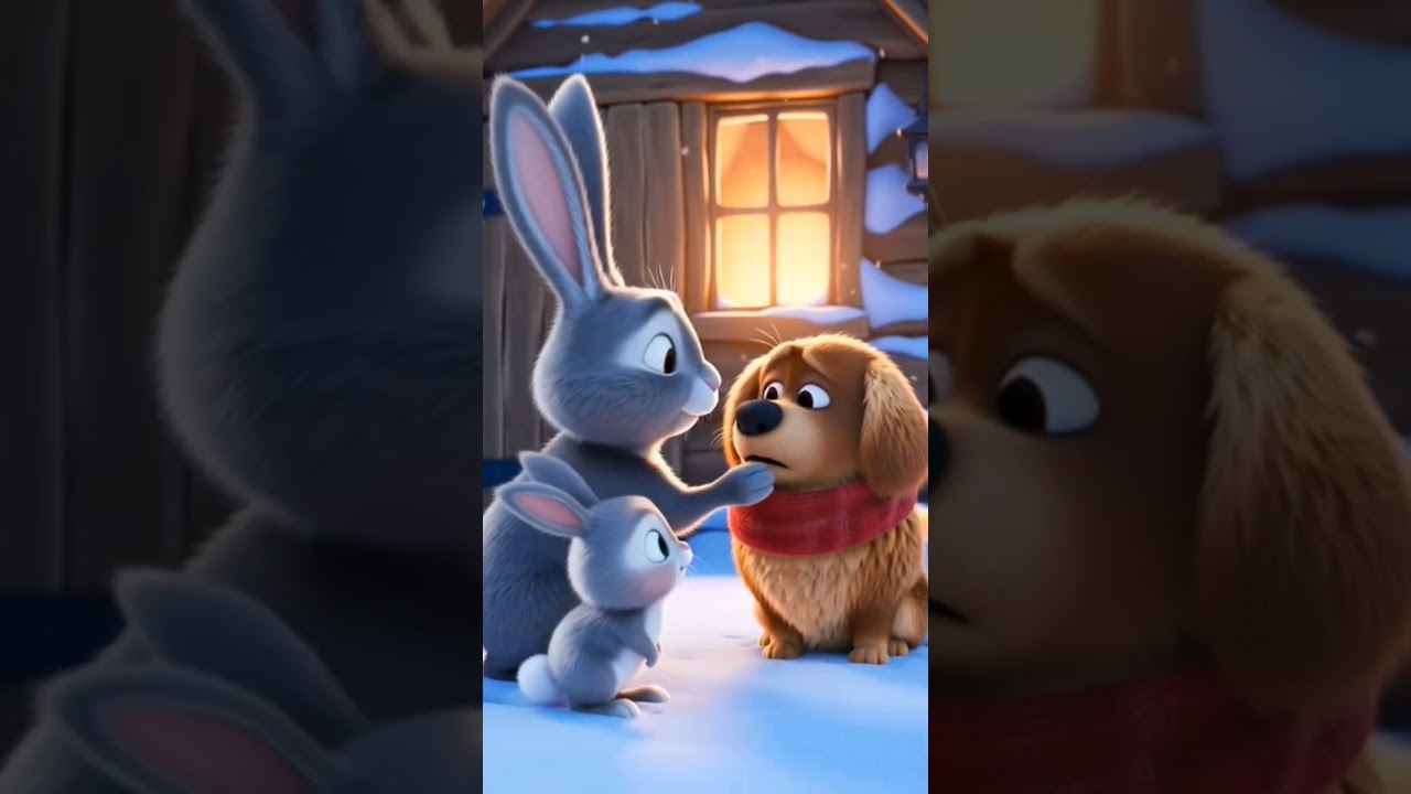 Sard Raat Mein Ribbet Ne Baby Ko Bachaya 🐰❄️ | Emotional Winter Story | Treasure Map Twist