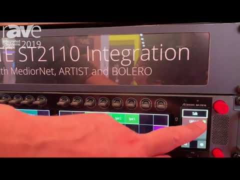 ISE 2019: Riedel Communications Shows SMPTE ST2110 Integration 32 Lever Key Panel for Sound Mixing