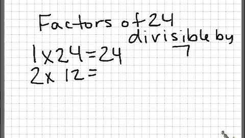 5.2 Factors and Divisibility