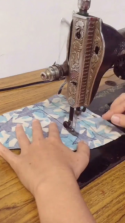 3 cara mengunci jahitan pada mesin jahit hitam #shorts #short