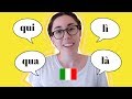How to use LI    LA    QUI  QUA in Italian language   Learn Italian with Lucrezia