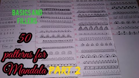 Mandala|| patterns and designs for beginners|| Part 2