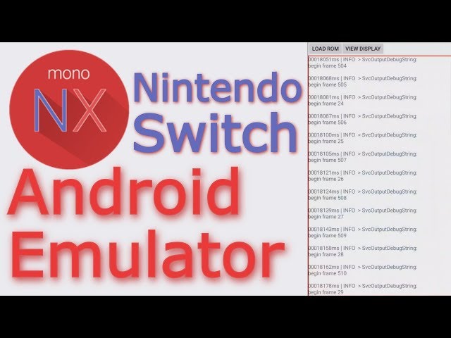 Download MonoNX Switch Emulator for Android, Games and Homebrew Support