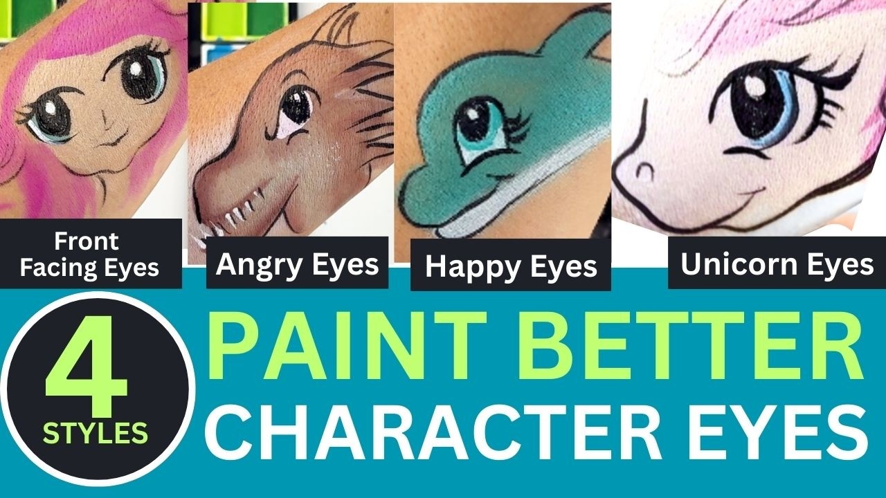 The 4 Eye Styles That Transform Character Face Painting