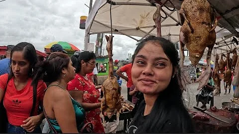 CHRISTMAS EVE AT MON REPOS MARKET GUYANA