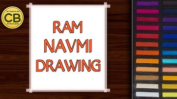 Ram ji drawing | Ram navmi special drawing with soft pastel | Ram ji painting #shorts #ramnavmi