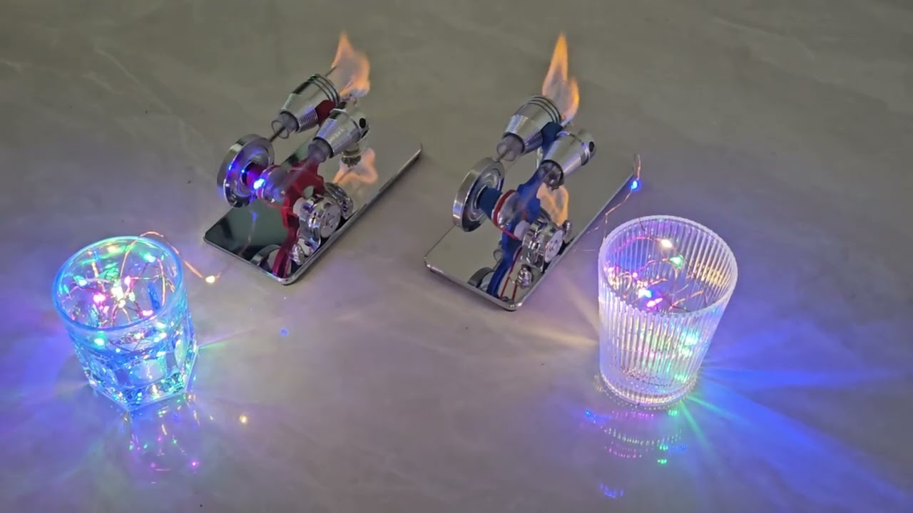 Stirling Engine Generator Model is So Cool!
