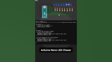 Arduino Nano 8 LED Chaser Using Arduino Programming and IDE