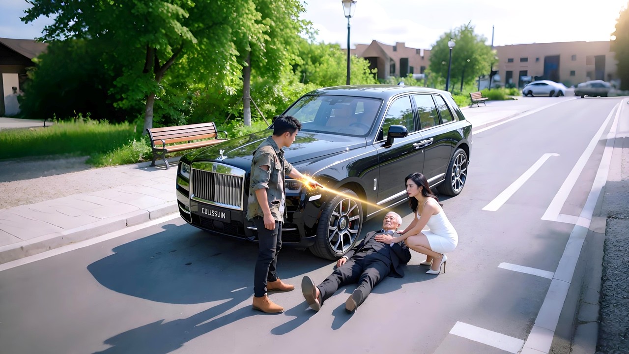 穷酸小伙一掌救首富，10辆超跑开道！美女总裁以身相许逆袭人生巅峰