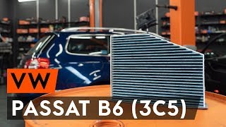 Cum se înlocuiește filtru polen / filtru habitaclu pe VW PASSAT B6 (3C5) [TUTORIAL AUTODOC]