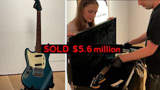 Kurt Cobain Guitar Smells Like Teen Spirit Fender Mustang Sold 2026