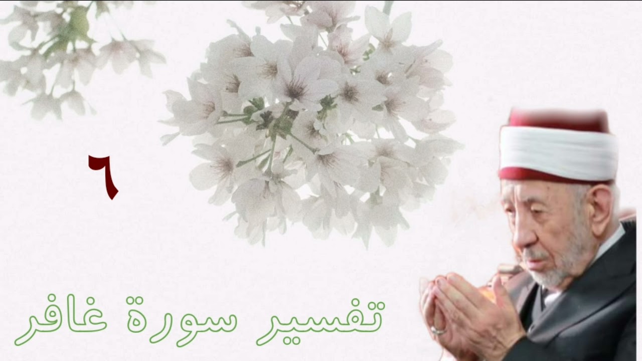 تفسير وتدبر سورة غافر  (وأنذرهم يوم الآزفة إذ القلوب لدى الحناجر كاظمين .....)للشيخ البوطي رحمه الله