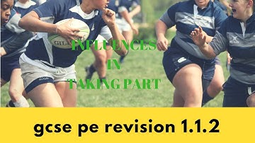 PLANETPE GCSE PE REVISION- INFLUENCES IN TAKING PART