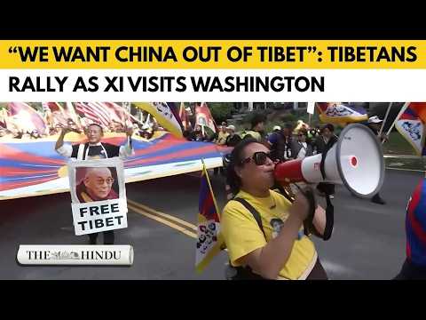 “We want China out of Tibet”: Tibetans, Uyghurs protest Xi Jinping’s US visit in Washington