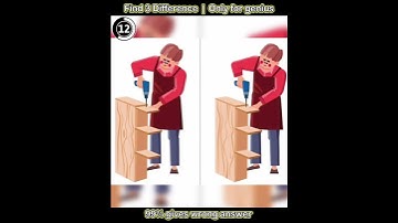 Find 3 Difference #brain #challenge #brainteaser #puzzleart #wittypuzzle