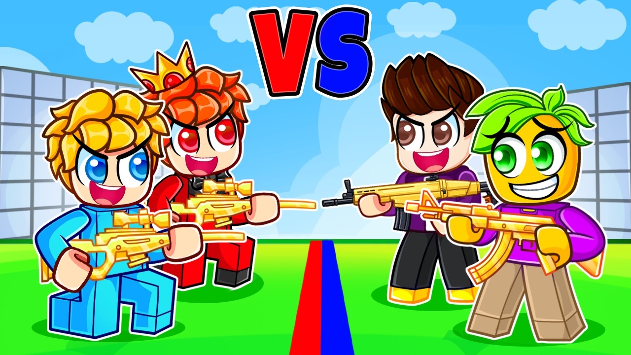 Ukri und Semlaki vs Centex und Vitamine in Roblox Rivals!