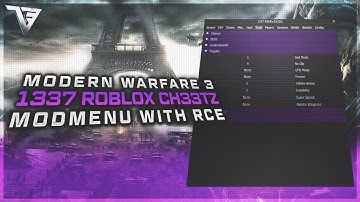 [PC] MODERN WARFARE 3 "1337 ROBLOX CH33TZ" RCE MODMENU (CRASH PC, RECOVERY, AIMBOT & MORE) +DOWNLOAD