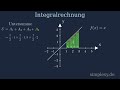 Obersumme und Untersumme ?häää!!! Beispiel Flächenberechnung - Streifenmethode - simplexy.de
