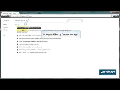 Javascript inschakelen in Google Chrome