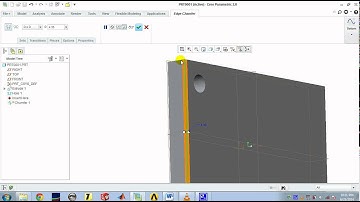 Creating Solid Model in Creo Part-2