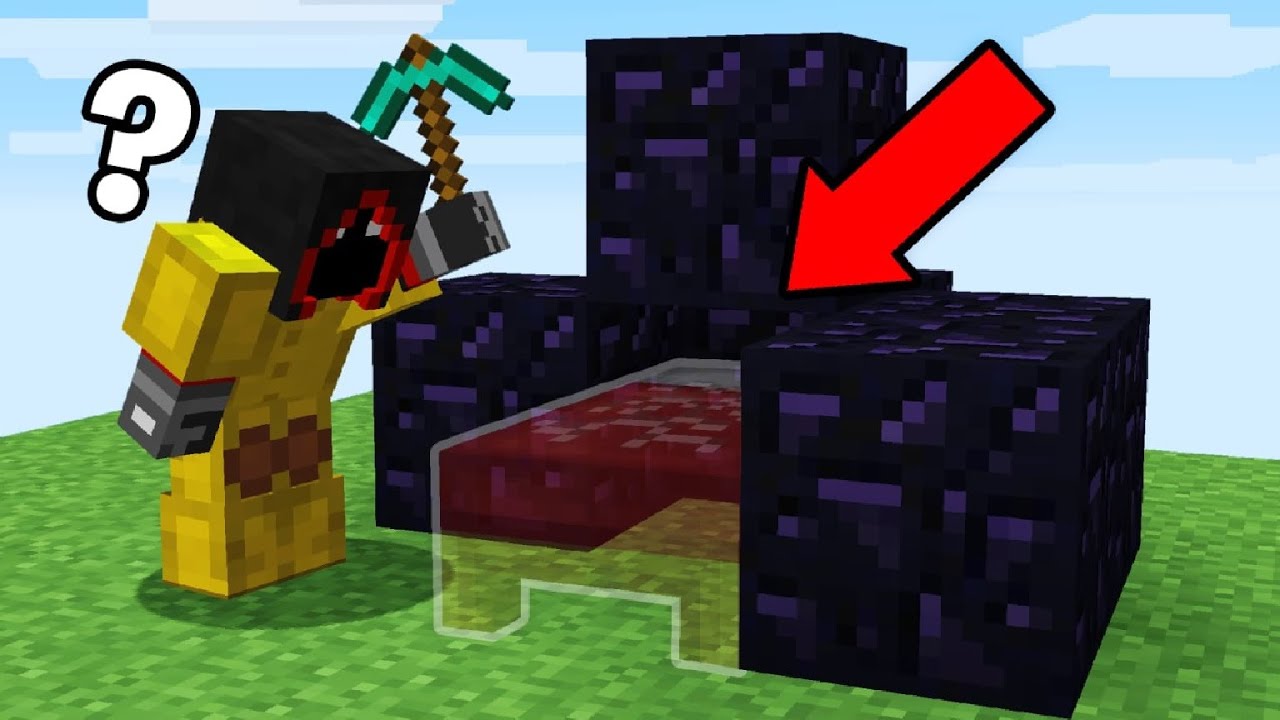 INVISIBLE BED WARS TROLLING! (Minecraft Bed Wars) 