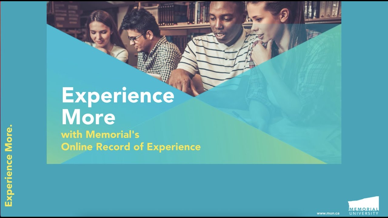 Introducing Memorial’s Online Record of Experience (MORE)