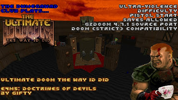 DWMegawad Club Playthrough: Ultimate Doom The Way Id Did (+MIDI Pack) - E4M5 - Doctrines Of Devils