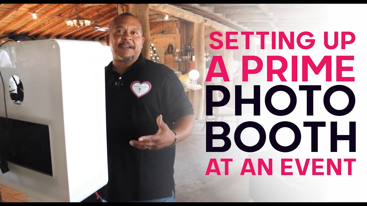 Setting up a Prime Photo Booth at an event
