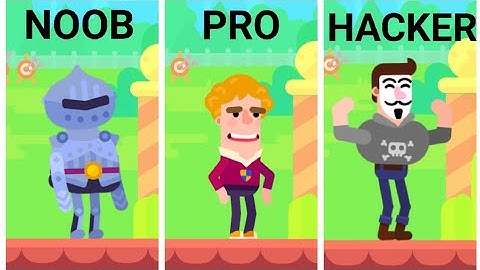 BOWMASTER NOOB VS PRO VS HACKER PART 7