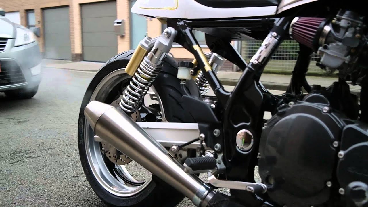 Suzuki gsx 750  inazuma cafe  racer  motokouture exhaust 