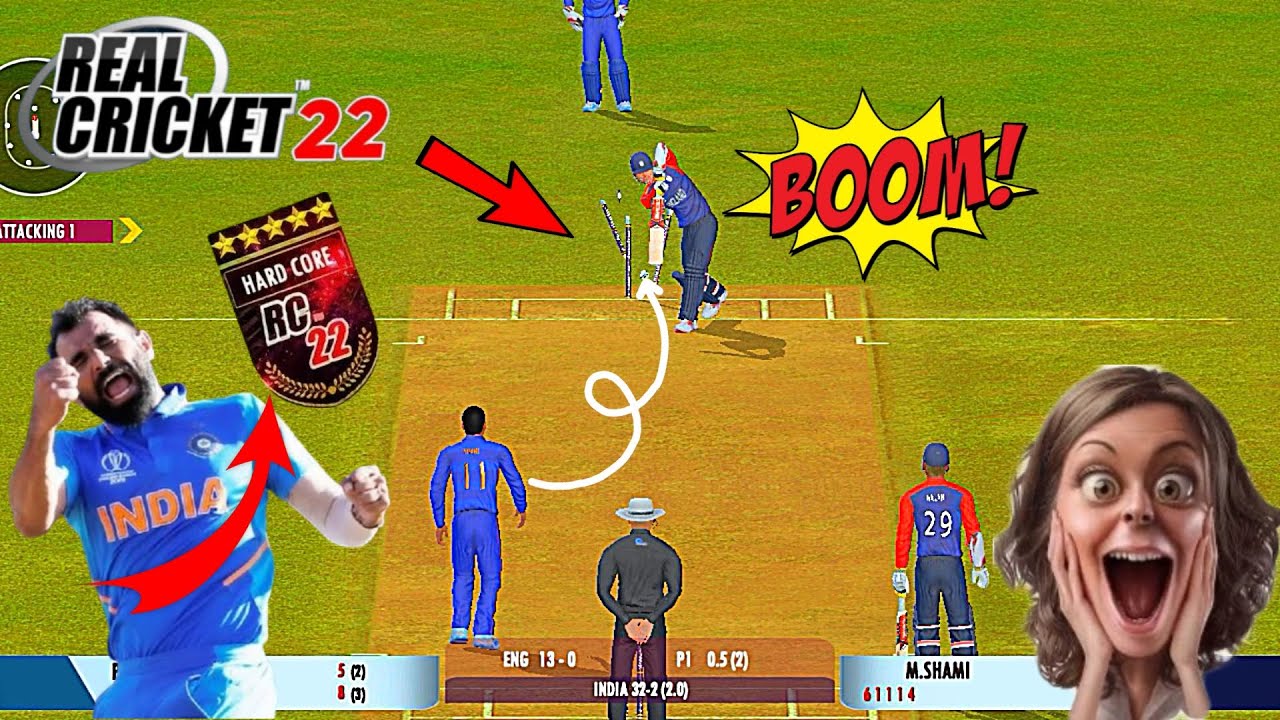 Real Cricket 22 Wicket Tricks How to take wicket in real cricket 22