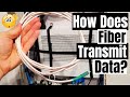 FIBER 101 - HOW DOES FIBER TRANSMIT DATA & HOW DOES LIGHT CARRY DATA? IT"S UNBELIEVABLE!