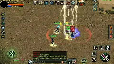 Võ lâm thiên tuyệt mobile : Côn Lôn kiếm săn BOSS vàng cùng đồng bọn ( thanks bác Trường Giang )