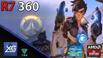Overwatch On AMD Radeon R7 360 OC 2GB GDDR | 1080p | MED | FPS - TEST