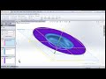 Membuat design parting line 3d piring di solidwork