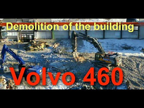 volvo-460-excavator-vs-caterpillar-330-gravemaskin