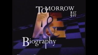 A&E Commercials on October 28, 1994 (60fps)