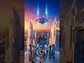 Futuristic AI City | Aliens and AI Unit 👽🤖 #shorts #aliens #futurecity #technology #scifi