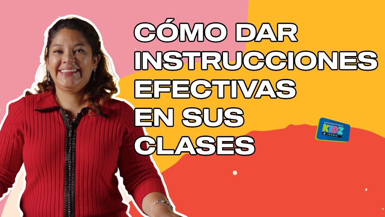 Cómo dar instrucciones efectivas en sus clases - YouTube