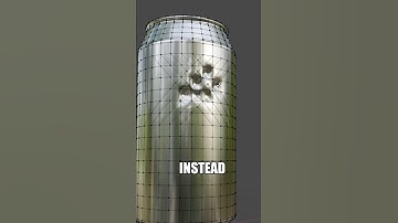 How To Make a Perfect Diamond Pattern on a Can in Blender!