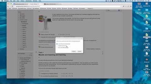 Adding folders to Moodle