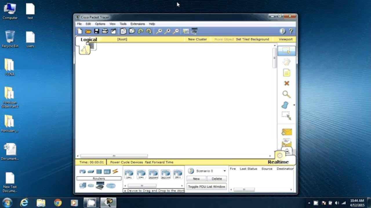 Setup OSPF with Area in CISCO 2600 Routers - Part 1 (Drawing And Connecting)
