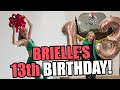 Officially a teenager happy birt.ay brielle